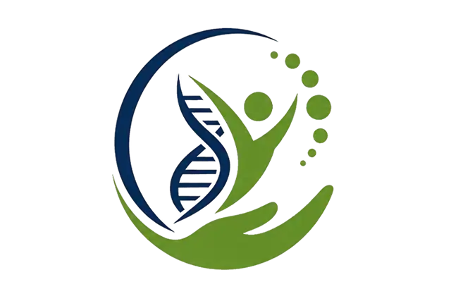 Stem Cell Connect logo featuring a DNA helix and green regenerative medicine symbol